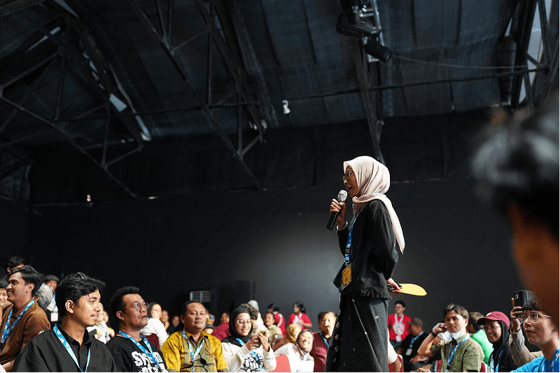 Dokumentasi Pasar Kolaboraya 2025 - sesi diskusi